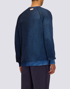 MAGLIONE UOMO A COSTE VANISÉ AEROGRAFATO A MANO