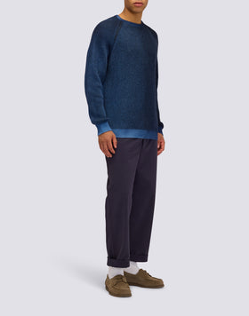 MAGLIONE UOMO A COSTE VANISÉ AEROGRAFATO A MANO