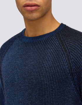 MAGLIONE UOMO A COSTE VANISÉ AEROGRAFATO A MANO