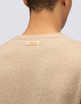 MEN'S CREW NECK SWEATER IN WOOL BLEND