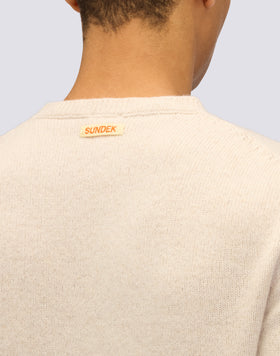 MEN'S CREW NECK SWEATER IN WOOL BLEND