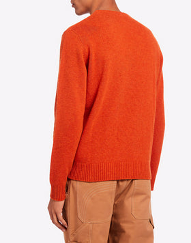 CREW NECK JUMPER WITH LOGO