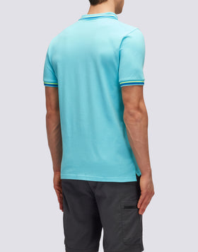 POLO BRICE IN COTONE PIQUET CON DETTAGLI TRICOLOR