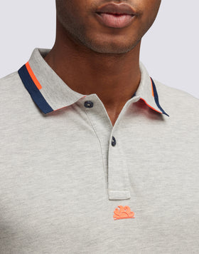POLO IN COTONE PIQUET COMBINATO