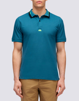 COMBINED PIQUET COTTON POLO SHIRT