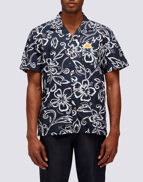 SK23 VINTAGE HIBISCUS PRINT SHIRT