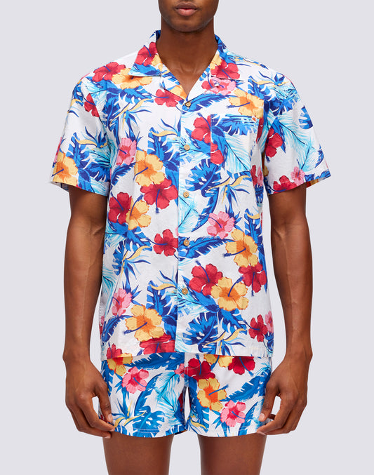 CHEMISE À IMPRIMÉ FLORAL