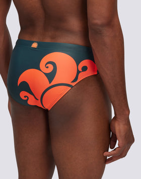 SLIP DE BAIN LEONARDO IMPRIMÉ LOGO