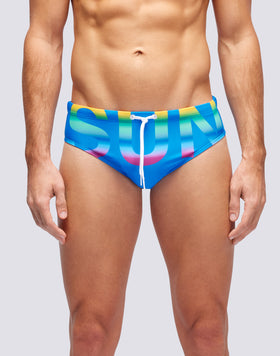 SLIP DE BAIN AVEC LOGO