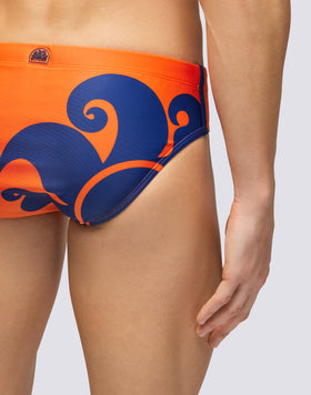 SLIP DE BAIN LEONARDO IMPRIMÉ LOGO