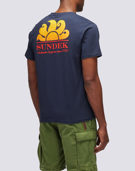 T-SHIRT NEW HERBERT COL ROND AVEC MAXI-LOGO 