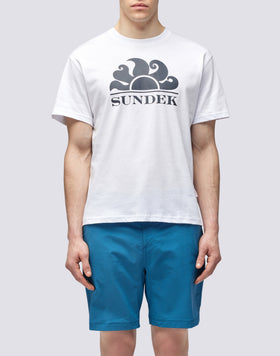 NEW SIMEON CREW NECK T-SHIRT WITH LOGO