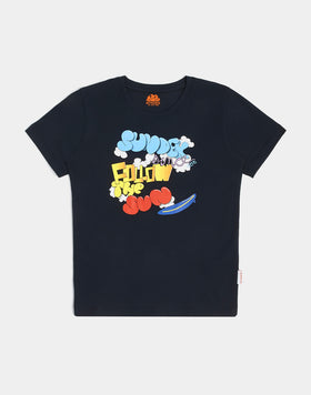FOLLOW THE SUN PRINT T-SHIRT