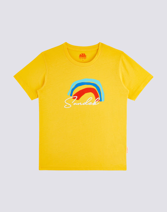 T-SHIRT IMPRIMÉ ARC-EN-CIEL ENFANT