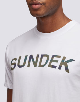T-SHIRT CON STAMPA CAMOU