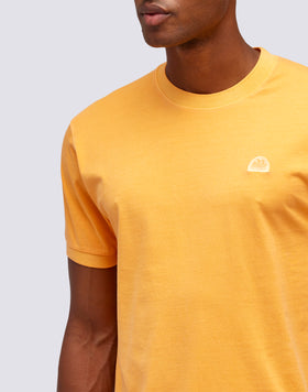 NEW DEY T-SHIRT À COL ROND TEINT EN VÊTEMENT AVEC LOGO