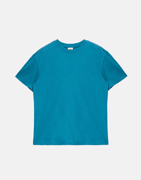 T-SHIRT EN COTON À COL RAS DU COU