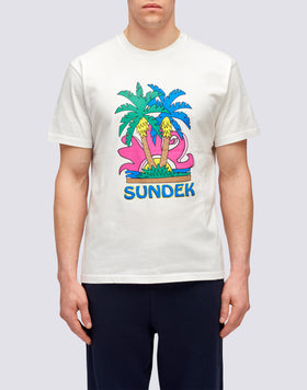 T-SHIRT STAMPA SUNDEK ISLAND
