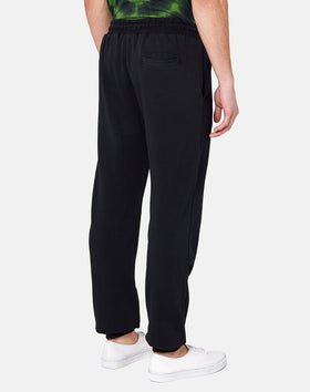 PANTALON EN MOLLETON DE COTON EN DIAGONALE