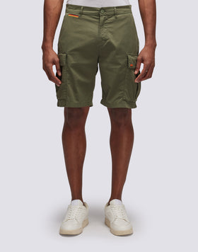 SHORT EN SERGÉ DE COTON