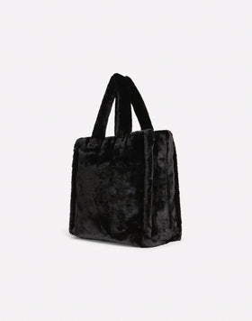 SAC DE SHOPPING EN FOURRURE ÉCOLOGIQUE