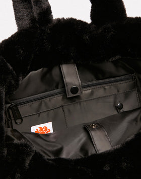 SAC DE SHOPPING EN FOURRURE ÉCOLOGIQUE