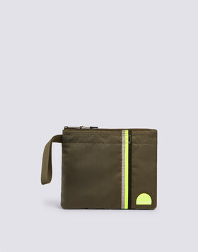 LUDWIG - CLUTCH BAG WITH RAINBOW DETAILS
