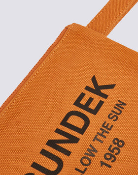 POCHETTE EN COTONE CANVAS STONE WASHED