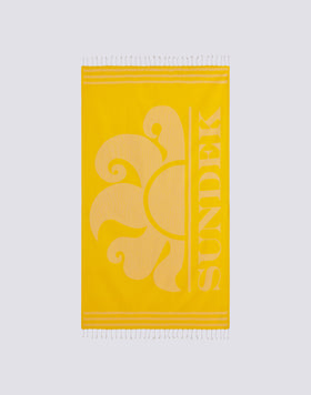 TELO MARE FOUTA JACQUARD CON LOGO