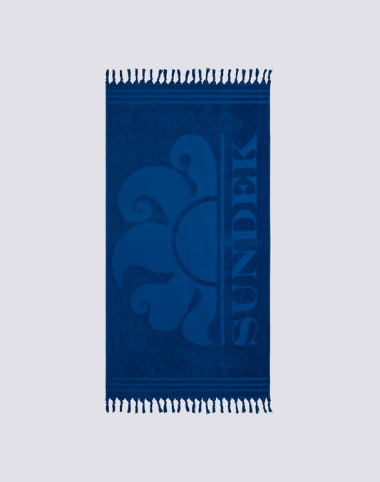 NEW CLASSIC - SERVIETTE DE PLAGE JACQUARD AVEC LOGO