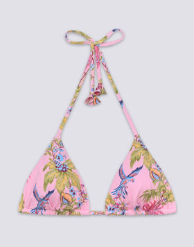 JENNIFER - HAUT DE MAILLOT DE BAIN TRIANGLE IMPRIMÉ SWEET PARROT