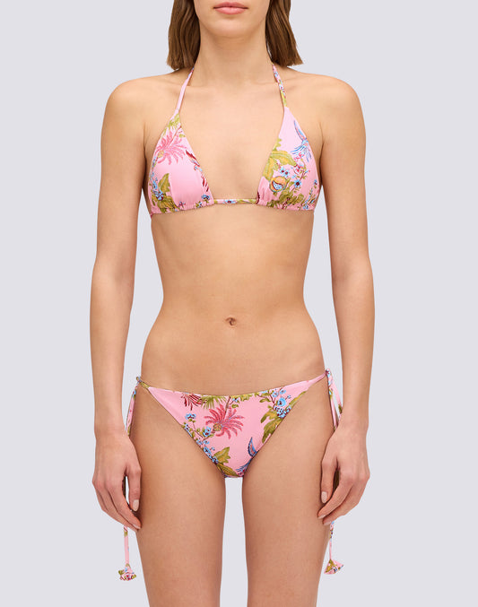 JENNIFER - HAUT DE MAILLOT DE BAIN TRIANGLE IMPRIMÉ SWEET PARROT