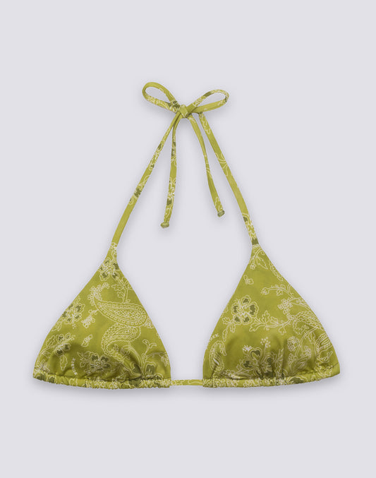 JENNIFER - HAUT DE BIKINI TRIANGLE MOTIF HIBI PAISLEY
