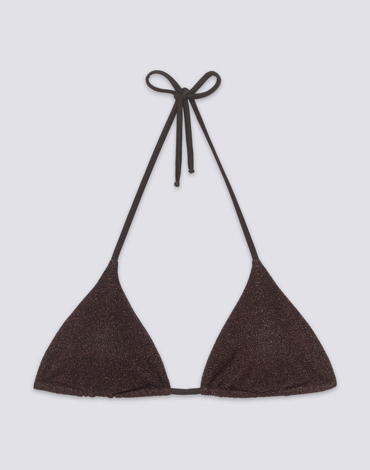 JENNIFER BIKINI HAUT TRIANGLE EN LUREX