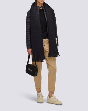 WOMEN'S DOWN JACKET WITH STANDING COLLAR