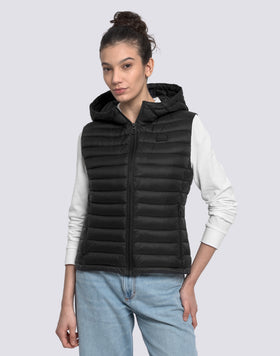 WOMEN'S HOODED VEST