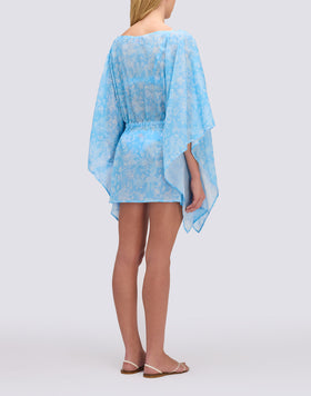 ROBE FEMME À MANCHES PAPILLON MOTIF HIBI PAISLEY