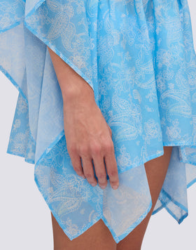 ROBE FEMME À MANCHES PAPILLON MOTIF HIBI PAISLEY