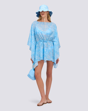 ROBE FEMME À MANCHES PAPILLON MOTIF HIBI PAISLEY