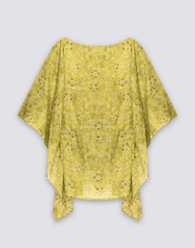 ROBE FEMME À MANCHES PAPILLON MOTIF HIBI PAISLEY