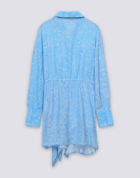 ROBE CHEMISE POUR FEMME EN VISCOSE MOTIF HIBI PAISLEY