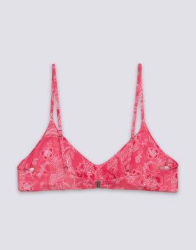 LAUDERDALE - HAUT DE MAILLOT DE BAIN BRALETTE MOTIF HIBI PAISLEY BANDANA
