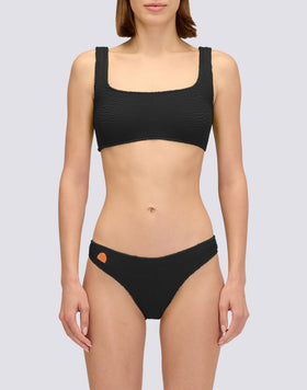 TOP BRA EN TISSU GOFFRÉ