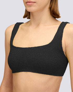 TOP BRA EN TISSU GOFFRÉ