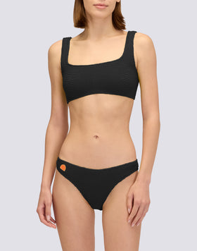TOP BRA EN TISSU GOFFRÉ
