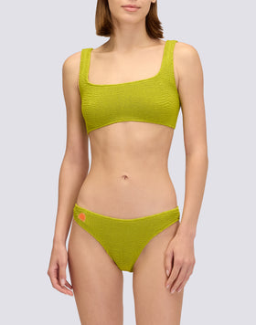 TOP BRA EN TISSU GOFFRÉ