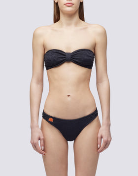 SLIP CULOTTE IN TESSUTO GOFFRATO