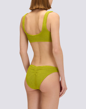 SLIP CULOTTE EN TISSU GAUFRÉ