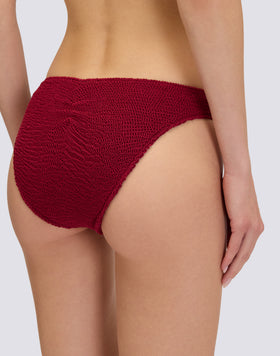 SLIP CULOTTE EN TISSU GAUFRÉ