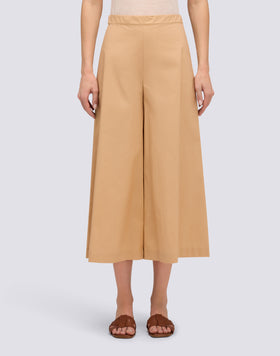 PANTALONES PALAZZO DE POPELINA